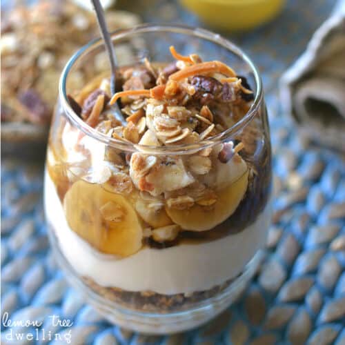 Banana Maple Yogurt Parfait