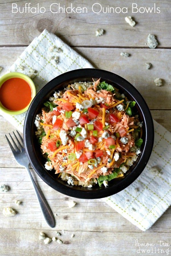 Buffalo Chicken Quinoa Bowl 3b