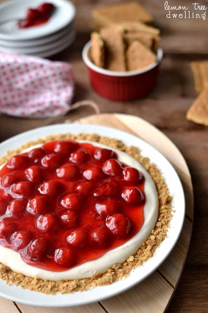 The BEST Cherry Cheesecake Dip!