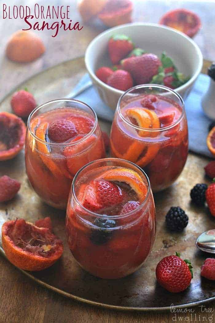 Blood Orange Sangria | Lemon Tree Dwelling