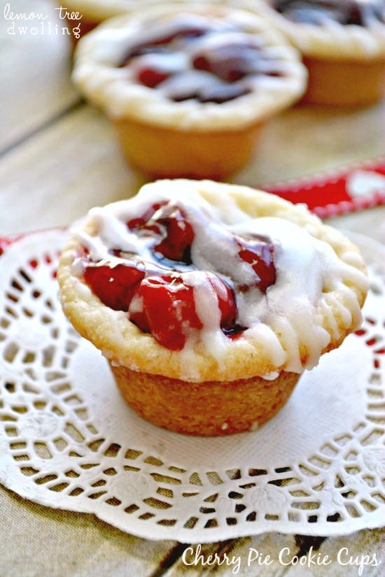 Cherry Pie Cookie Cups 2b title