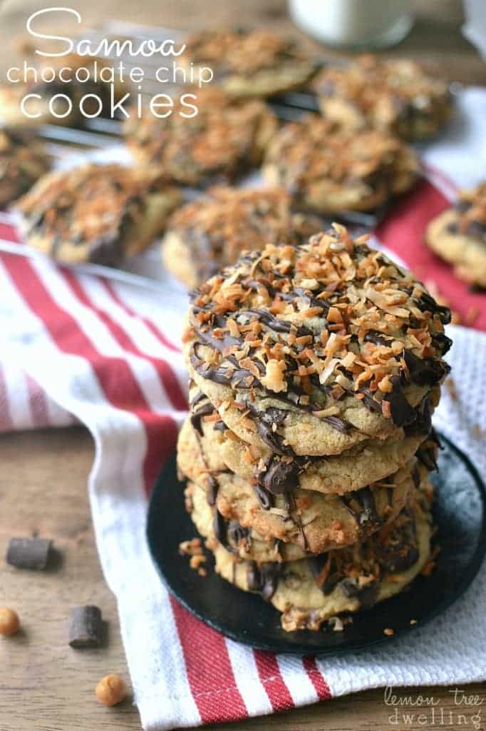 Samoa Chocolate Chip Cookies