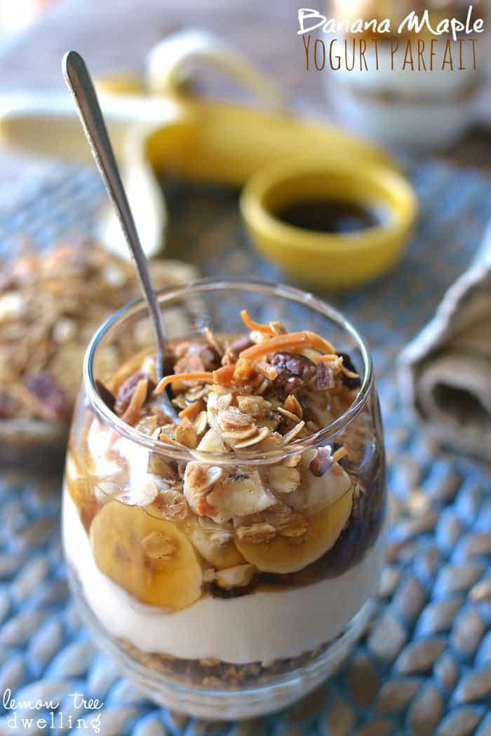 Banana Maple Yogurt Parfait 4