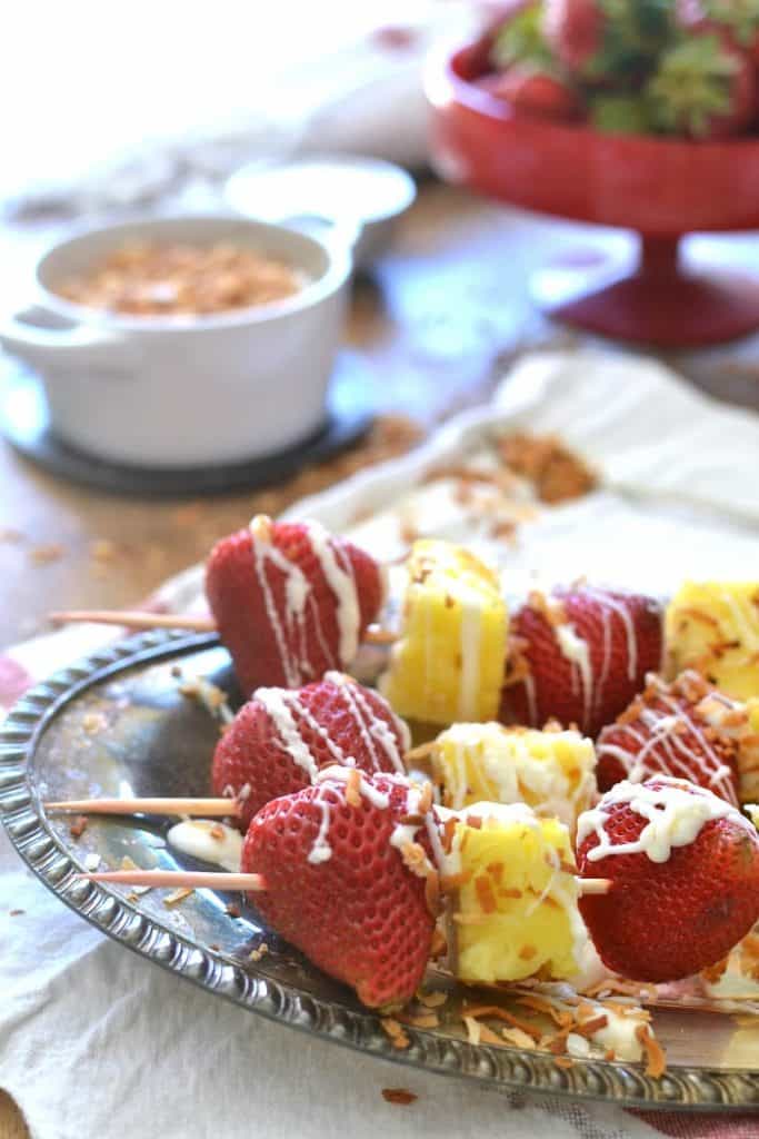 Strawberry Colada Kabobs – Lemon Tree Dwelling