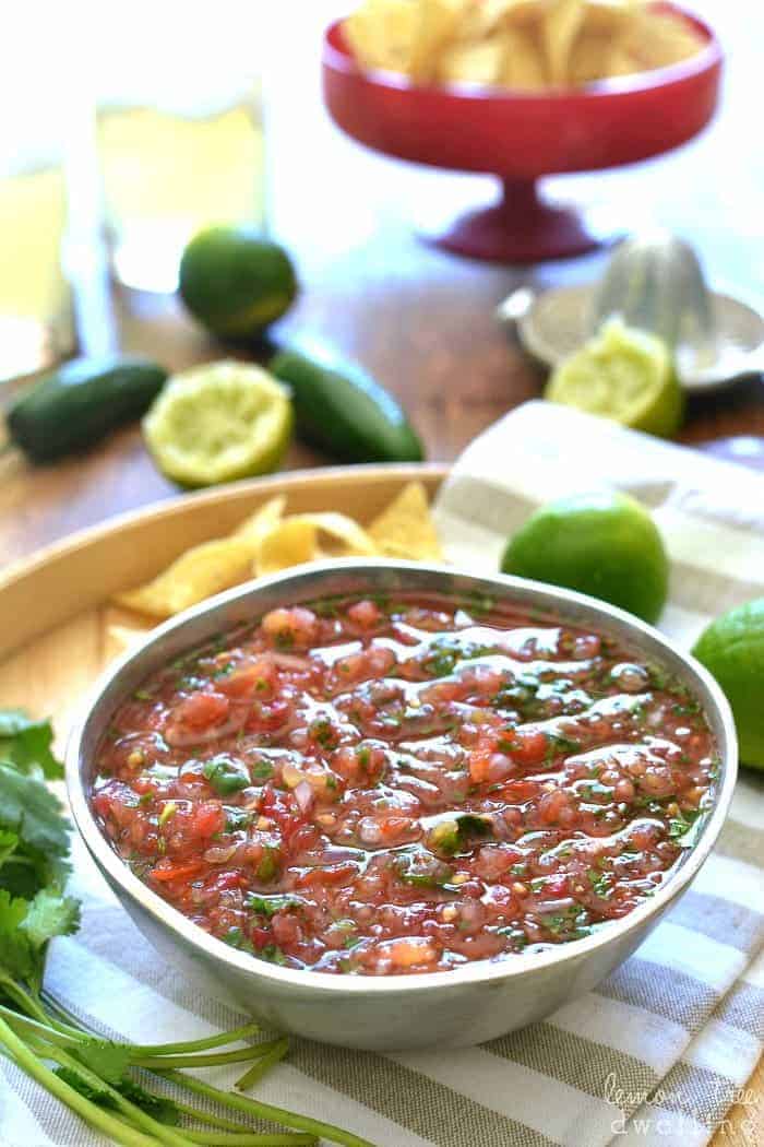 How to Make Salsa {Easy Blender Recipe} - FeelGoodFoodie