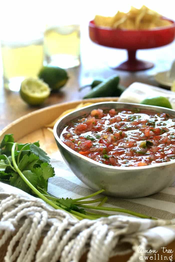 The Very Best Blender Salsa