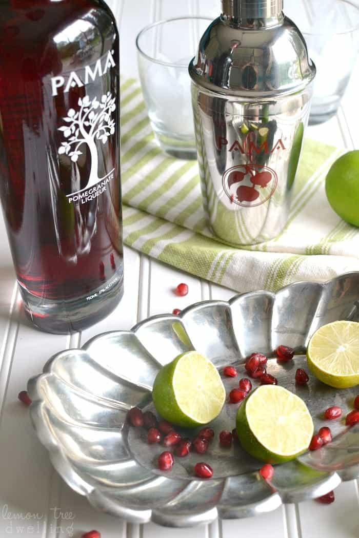 Celebrating summer with PAMA Pomegranate Liqueur - and a PAMA party kit giveaway! #celebratesummer #contest #pama #ad