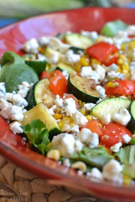 Grilled Summer Vegetable Salad