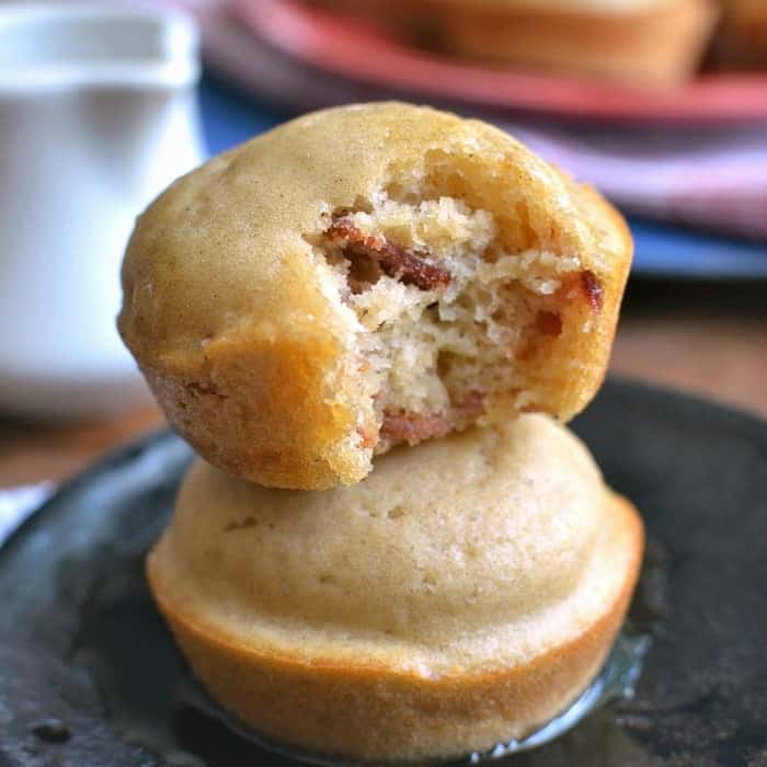 Maple Bacon Pancake Muffins square