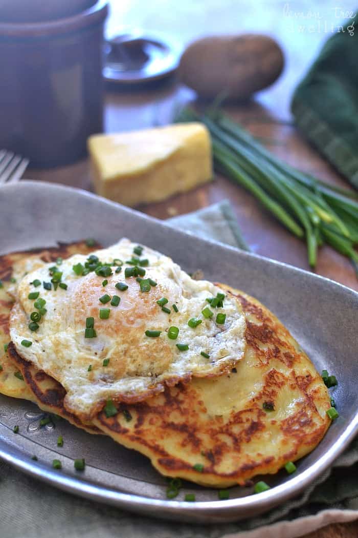 Cheesy Irish Potato Pancakes 4