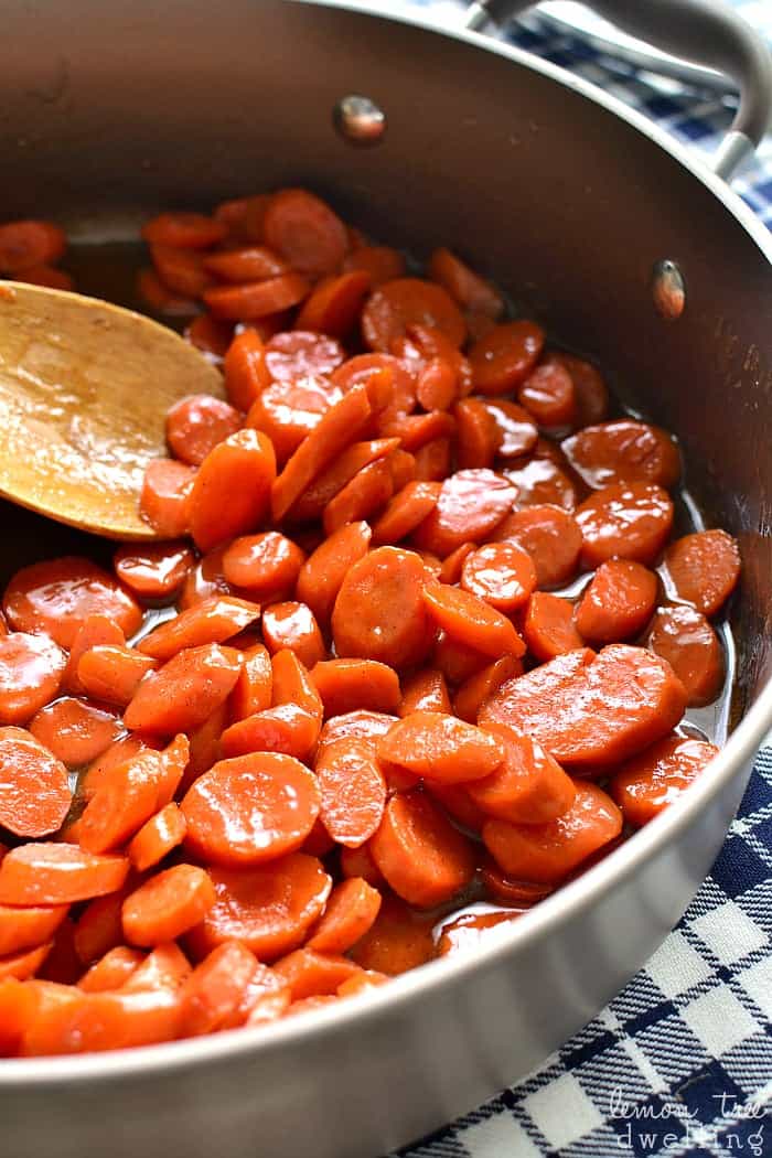 Brown Sugar Glazed Carrots 8 