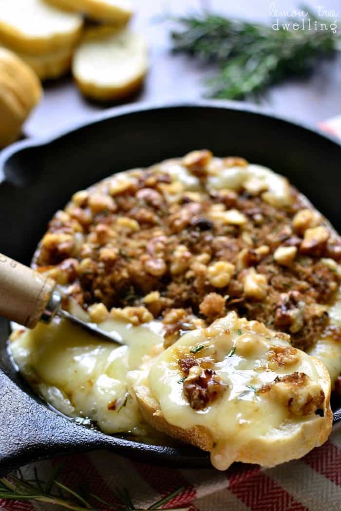 Brown Sugar Walnut Baked Brie – Lemon Tree Dwelling