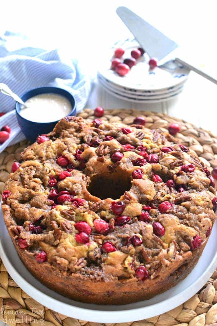 Cranberry-Pecan Coffee Cake | Lemon Tree Dwelling