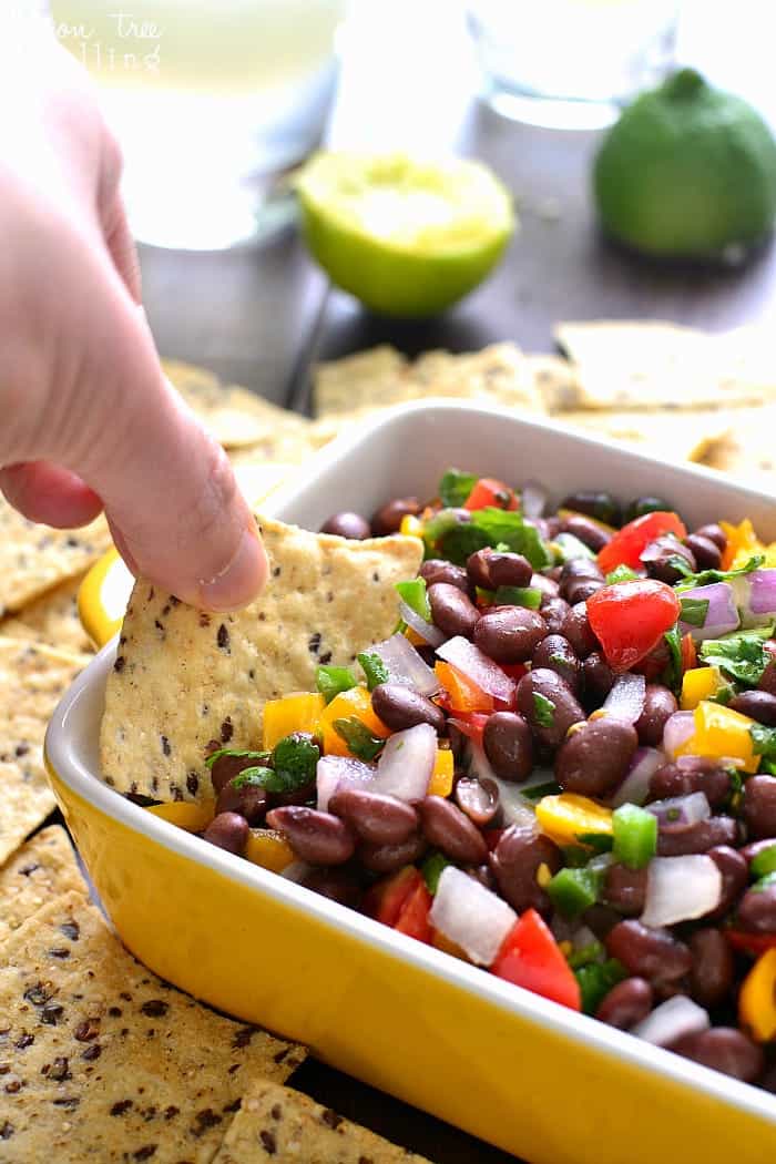  This Confetti Bean Dip is light, refreshing, and packed with delicious flavor! Perfect for game day, taco night, or everyday snacking!
