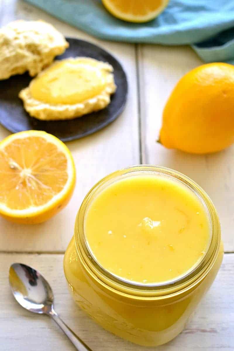Homemade Lemon Curd is sweet, creamy, and full of fresh lemon flavor. Perfect for spreading on waffles or scones, and a great way to add a fun twist to your favorite recipes!