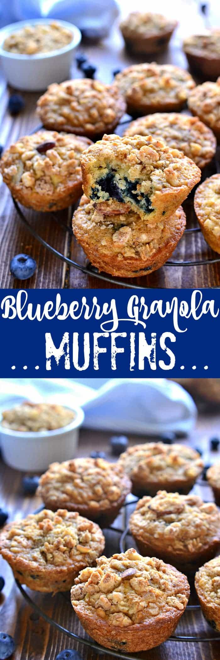 Blueberry Granola Muffins | Lemon Tree Dwelling