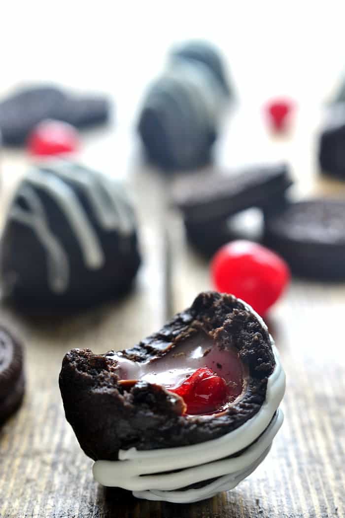 Cherry Cordial Oreo Truffles are the perfect sweet treat...and made with just 4 ingredients!