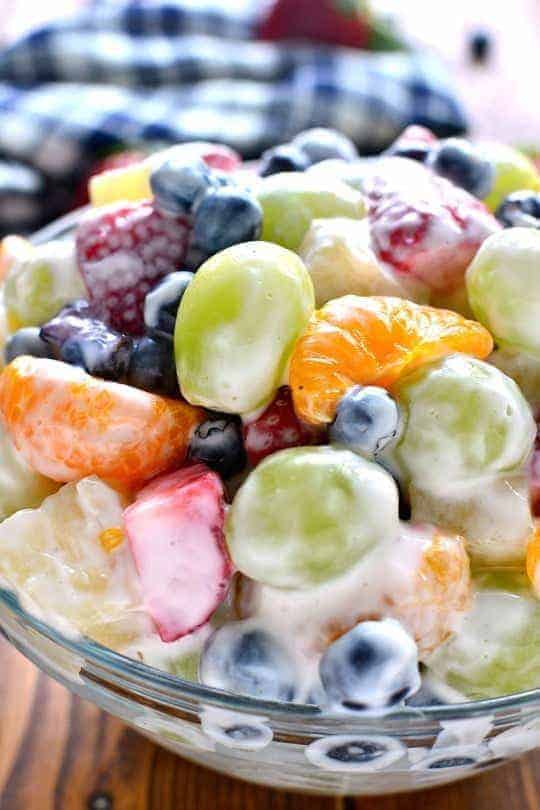 Skinny Ambrosia Fruit Salad