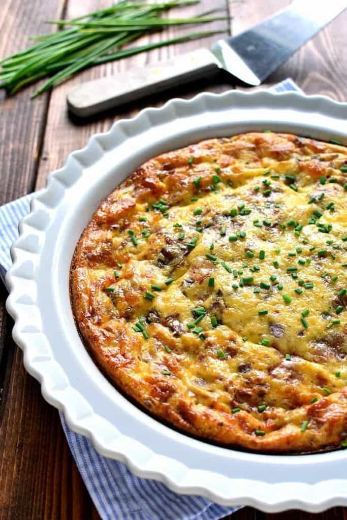 Crustless Quiche Lorraine