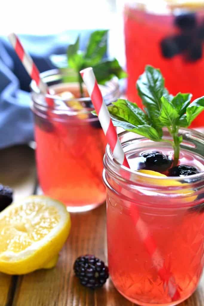 Blackberry Basil Vodka Lemonade – Lemon Tree Dwelling