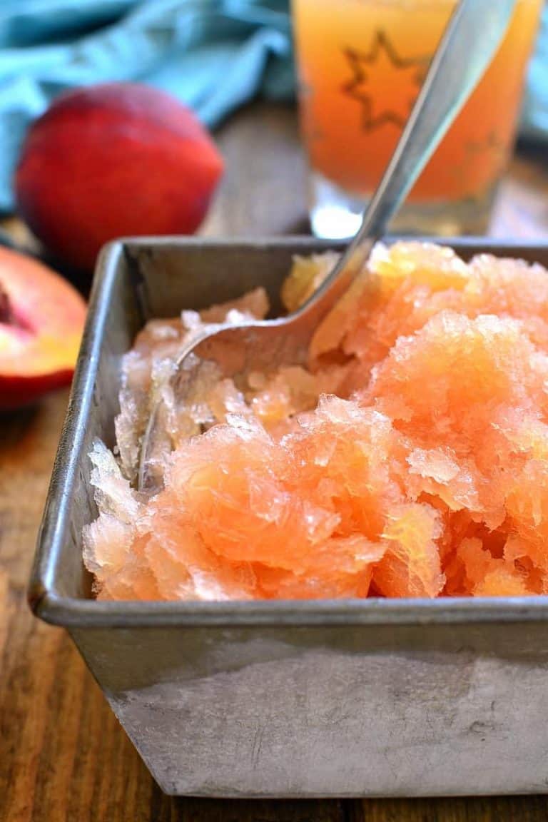 Frozen Peach Slush – Lemon Tree Dwelling