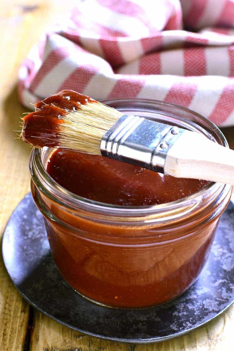 Sweet & Tangy BBQ Sauce 12e SMALLThis Sweet & Tangy BBQ Sauce is the BEST blend of flavors with just the right amount of spice - perfect for summer grilling and destined to become a favorite!