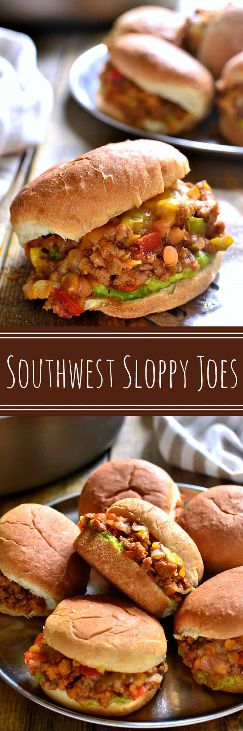 Southwest Sloppy Joes combine the classic flavors of sloppy joes with a delicious southwest twist that's sure to be a hit. Perfect for weeknight dinners, game days, or get togethers, these sloppy joes are easy to make and fit for a crowd!