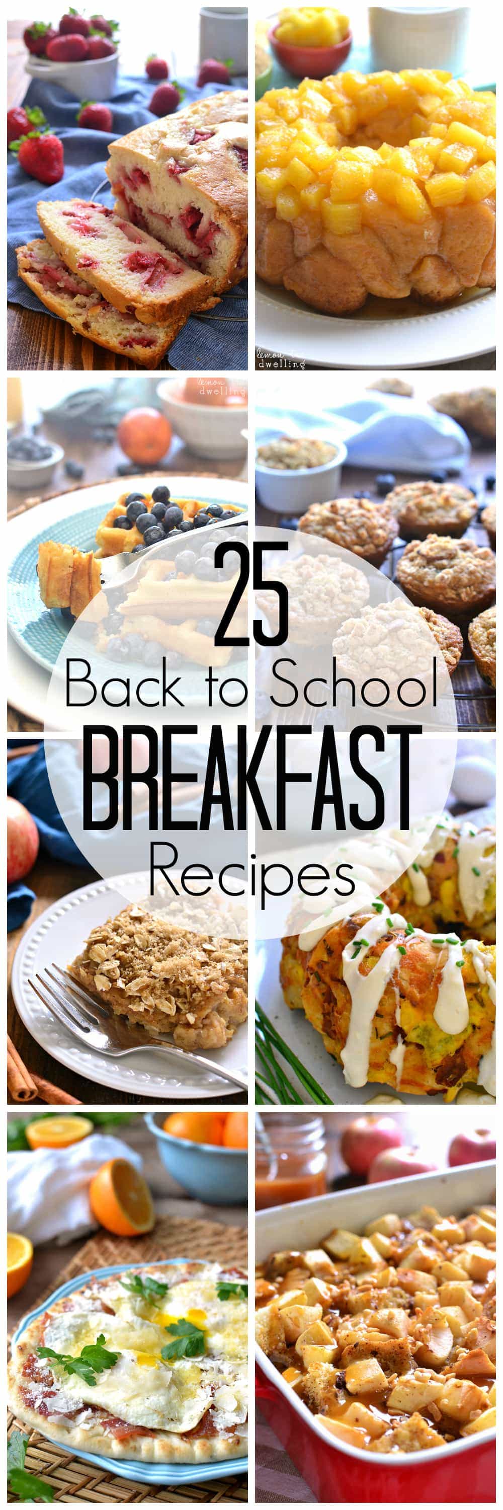 25 kid-tested Breakfast Recipes - just in time for back to school!