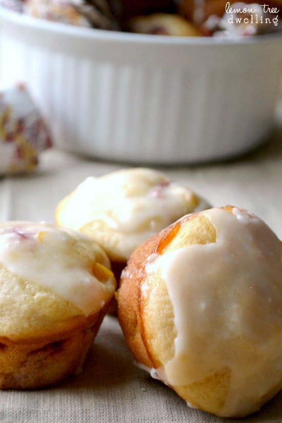 Glazed Strawberry-Peach Muffins 2 Fixed