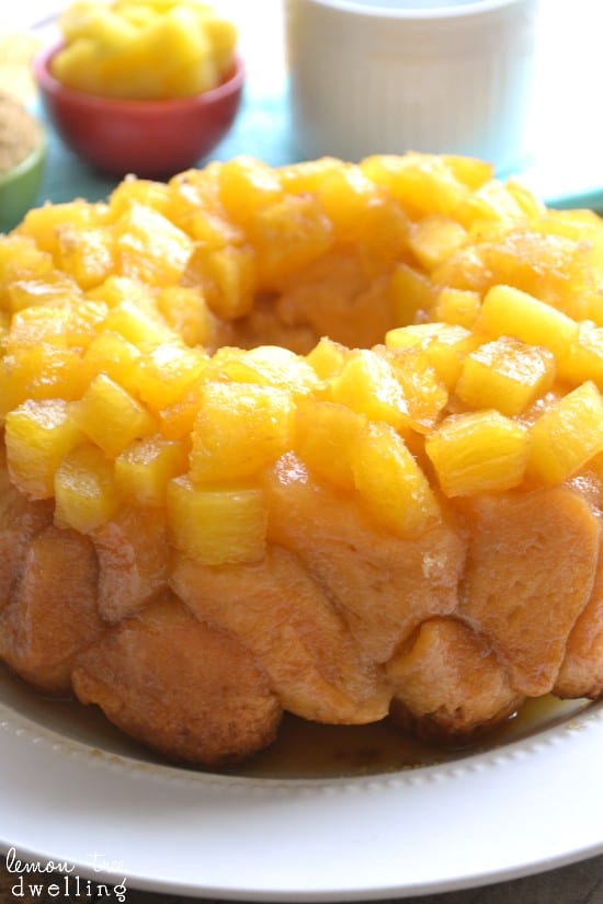 Pineapple Upside Down Monkey Bread 5