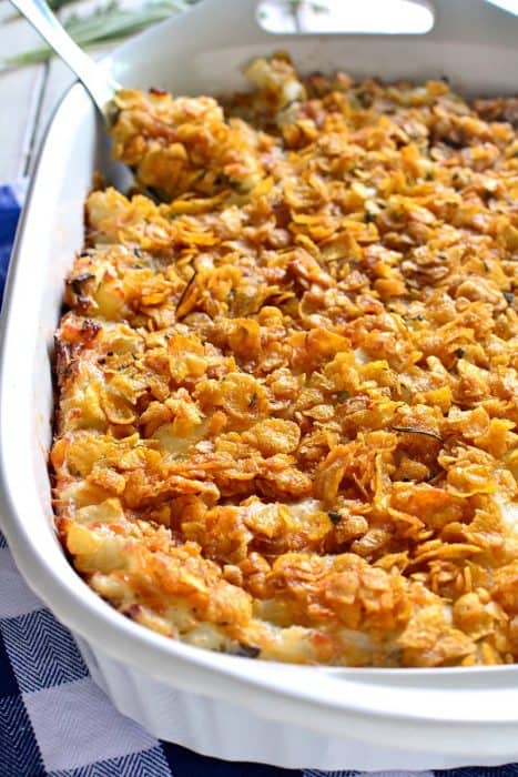 Garlic Herb Cheesy Potatoes Side Dish