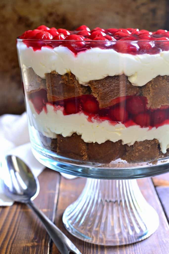 Cherry Cheesecake Gingerbread Trifle – Lemon Tree Dwelling