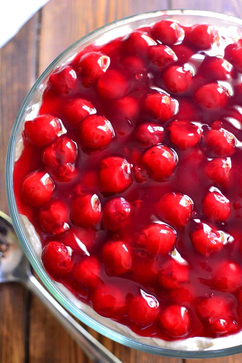 Cherry Cheesecake Gingerbread Trifle is the perfect dessert for the holidays! It's easy to make, delicious to enjoy, and guaranteed to impress all your holiday guests!