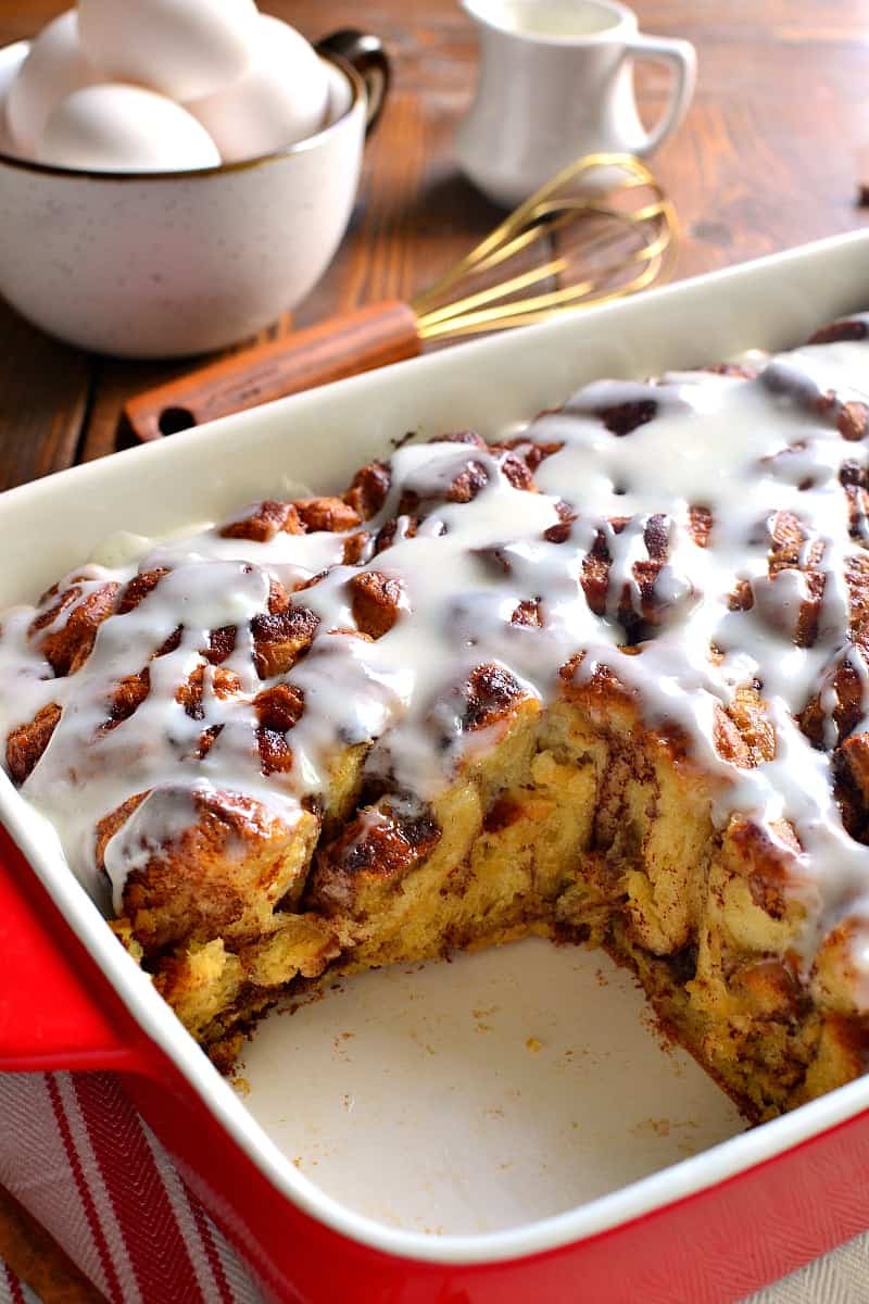 cinnamon roll french toast