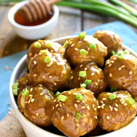 Honey Mustard Coctail Meatballs