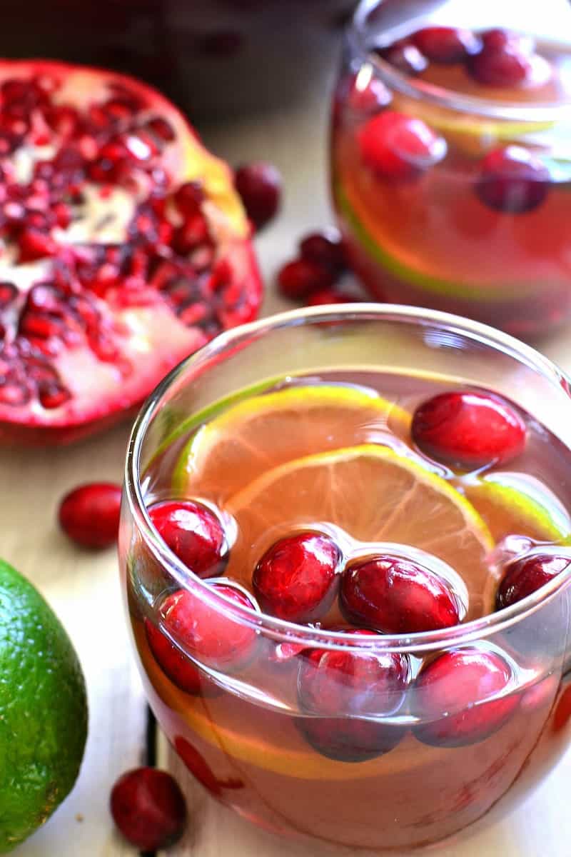 This Pomegranate Party Punch combines the BEST flavors of the season in a festive drink that's guaranteed to have your guests coming back for more! 