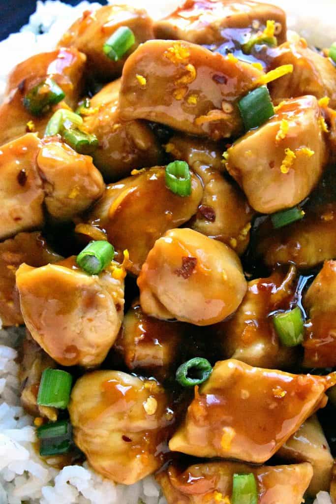 Skinny Orange Chicken