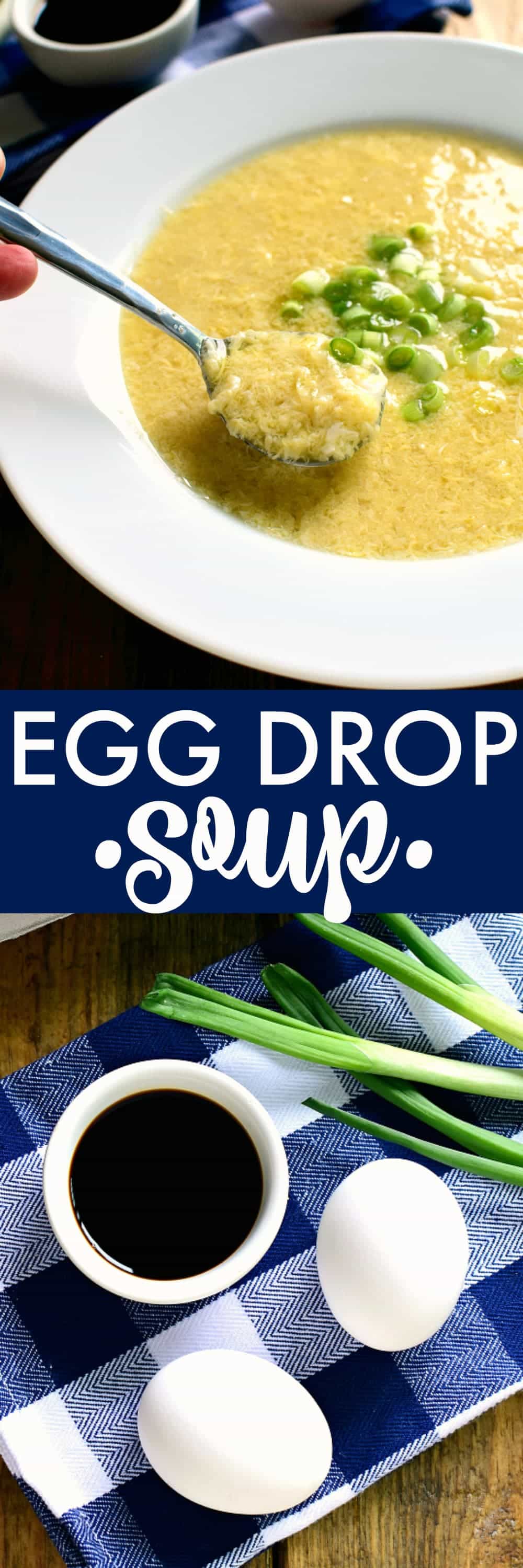 The BEST Egg Drop Soup! Made with just 8 ingredients and ready in minutes...perfect for curling up to on a cold winter day!