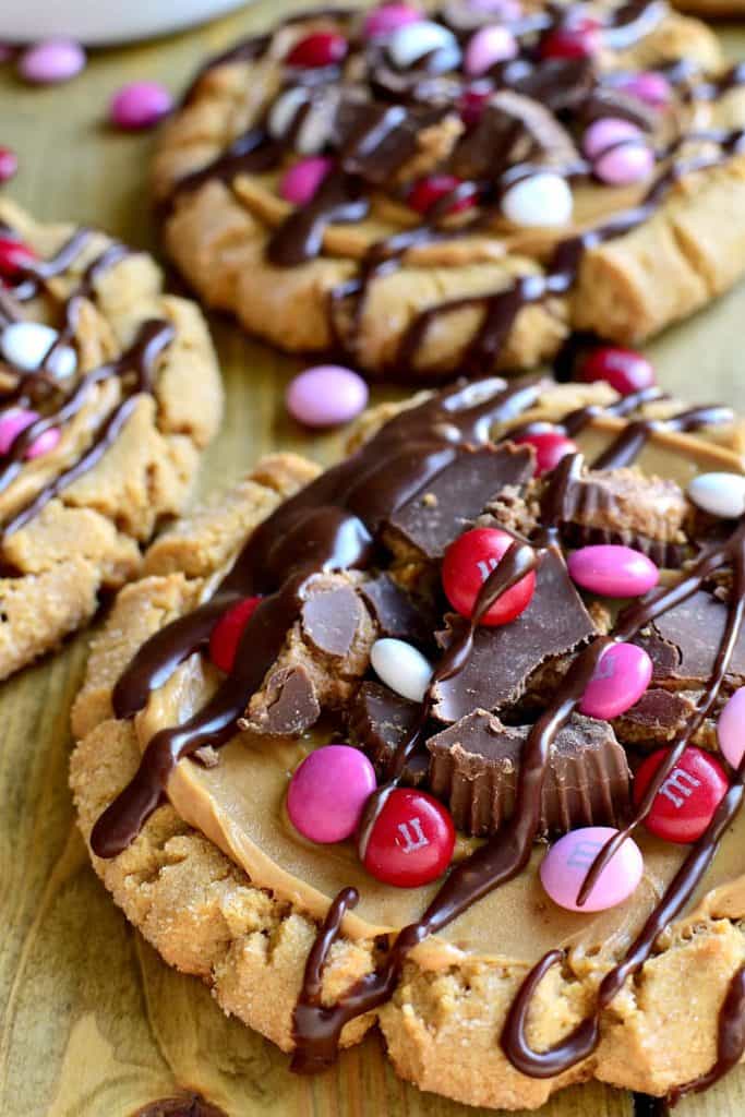 Chocolate Peanut Butter Overload Cookies