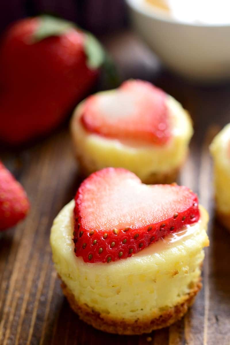 These Strawberry Lemon Cheesecake Bites combine the delicious flavors of strawberry and lemon in a sweet little bite sized treat!