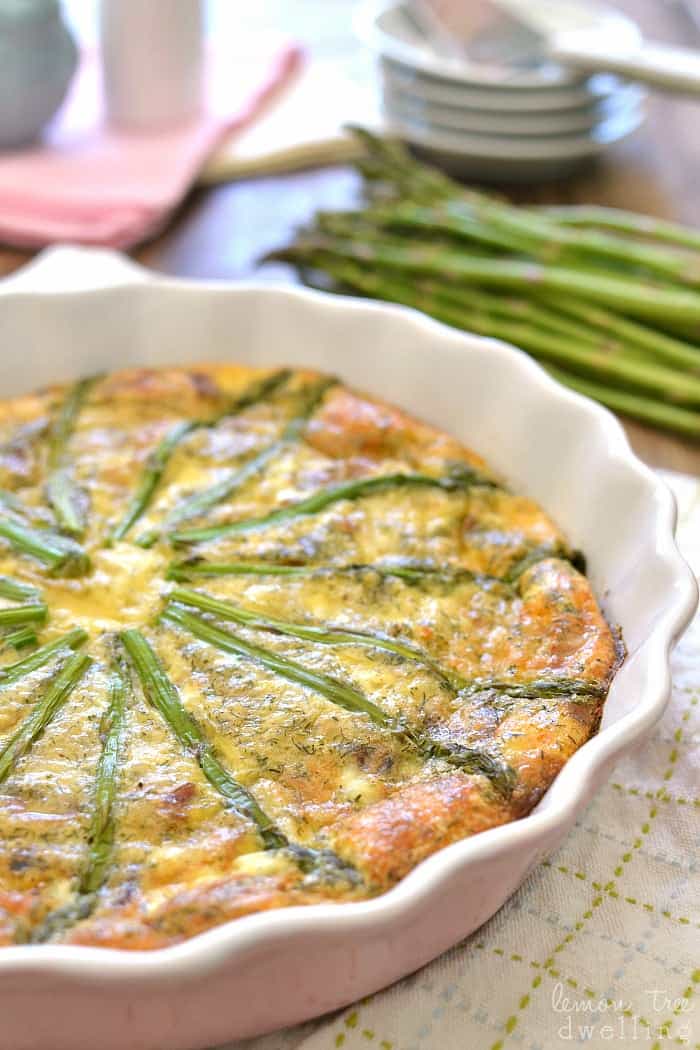 Bacon, Swiss & Asparagus Egg Bake 5