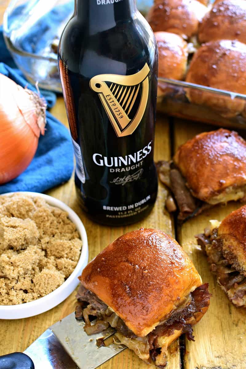 These Guinness Beef Sliders are a perfect appetizer sandwich! 