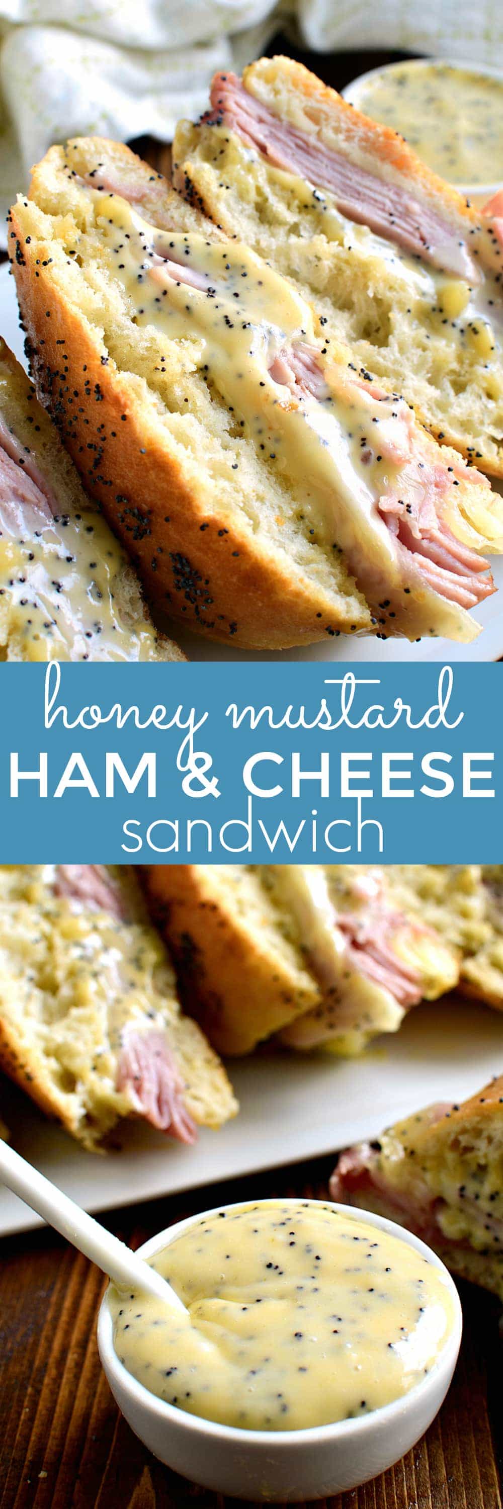 If you love honey mustard, this Honey Mustard Ham and Cheese Sandwich is for you! Perfect for lunch or dinner....a delicious twist on a classic!