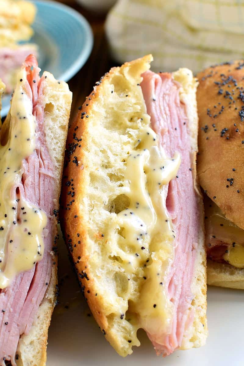 If you love honey mustard, this Honey Mustard Ham and Cheese Sandwich is for you! Perfect for lunch or dinner....a delicious twist on a classic!