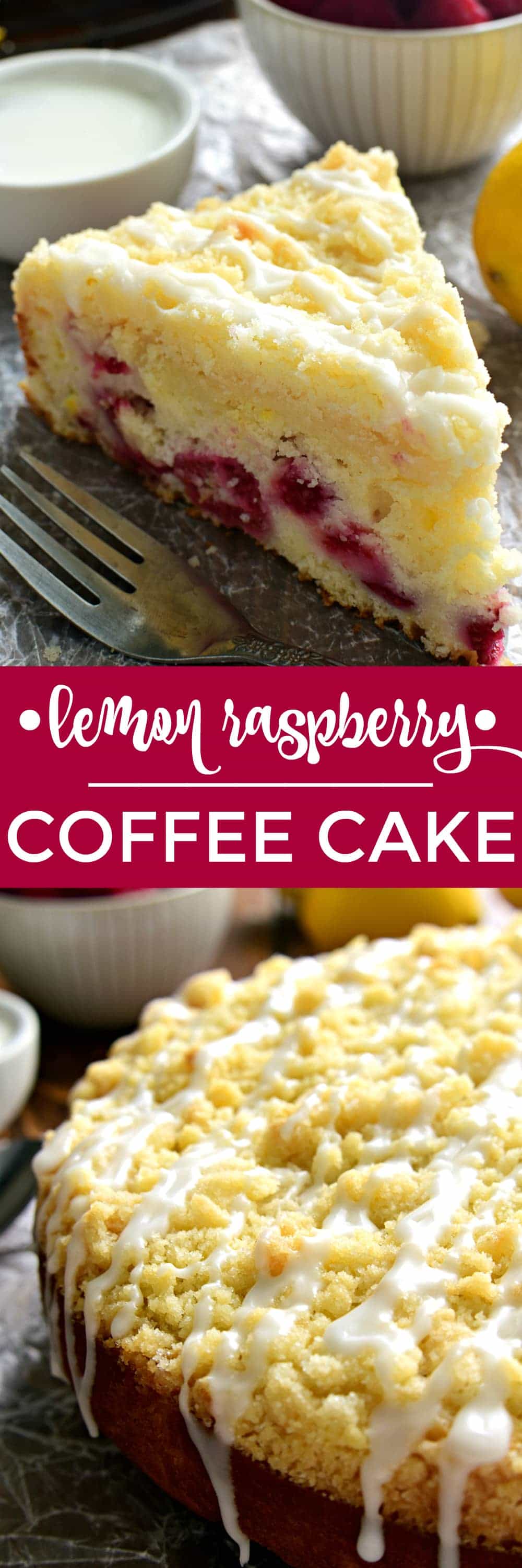 Lemon Raspberry Coffee Cake