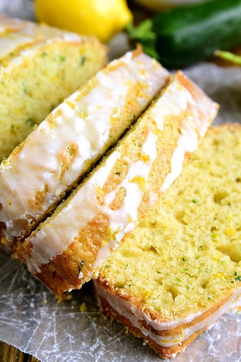 This Lemon Zucchini Bread combines two favorites in one delicious loaf of bread! Topped with a sweet lemony glaze, it's a great way to sneak in extra veggies and the BEST way to wake up!