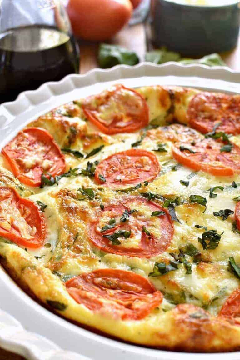 Caprese Quiche – Lemon Tree Dwelling