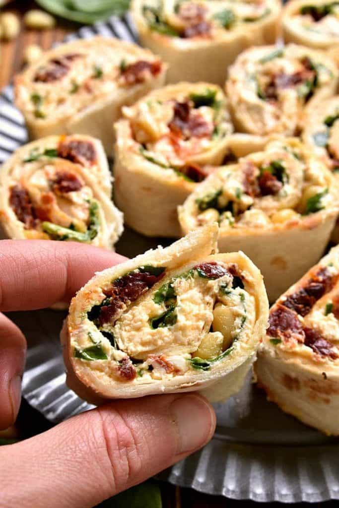 Spinach Goat Cheese Sun Dried Tomato Pinwheels – Lemon Tree Dwelling