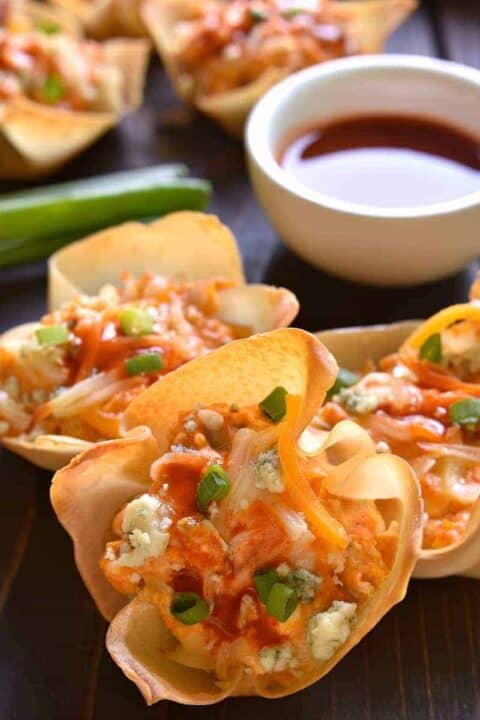 Buffalo Chicken Wonton Cups – Lemon Tree Dwelling