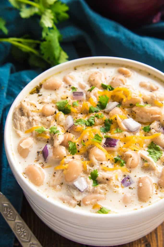 Creamy White Chicken Chili Lemon Tree Dwelling